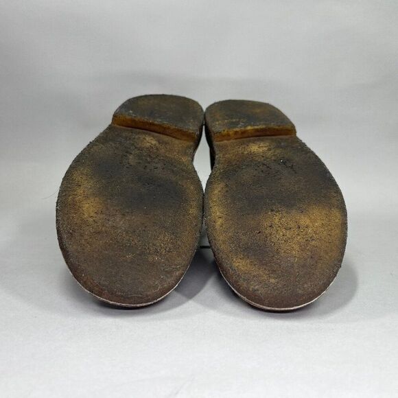Clarks Men's Size 8.5 Desert Brown Leather Chukka Boots - Picture 10 of 12